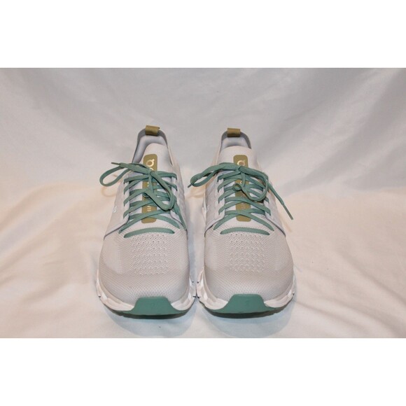 NIB ON CLOUD MEN'S CLOUDSWIFT 3 RUNNING ATHLETIC SNEAKERS WHITE GREEN 12 - Picture 5 of 9